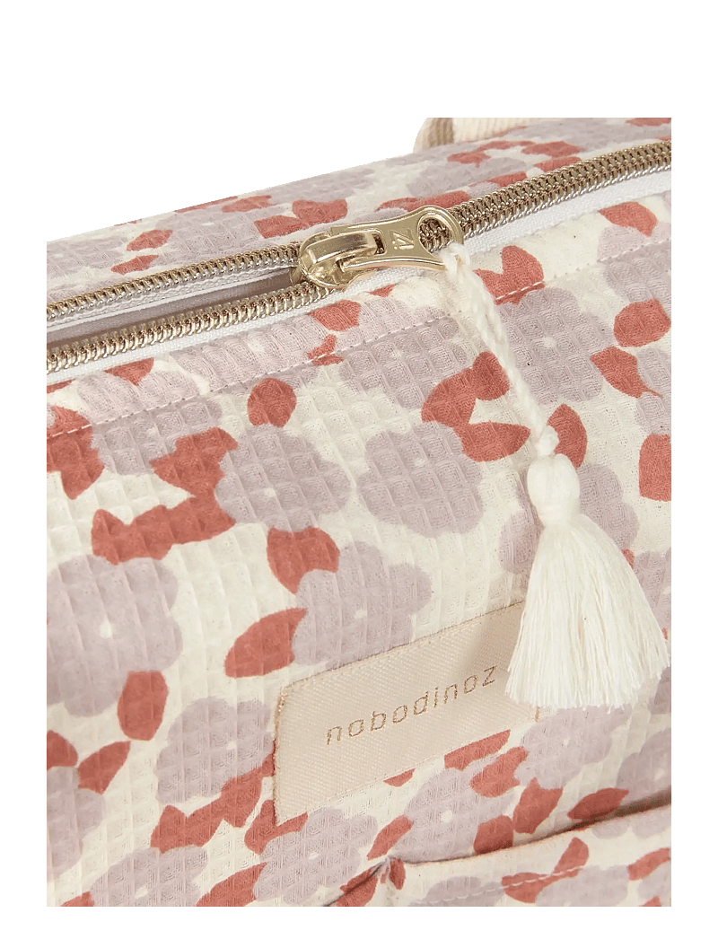 NOBODINOZ - Waterproof changing bag Gala Opera - mähkmekotid - mauve sakura - 2