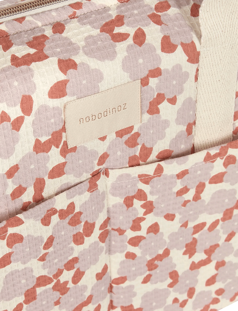 NOBODINOZ - Waterproof changing bag Gala Opera - mähkmekotid - mauve sakura - 3