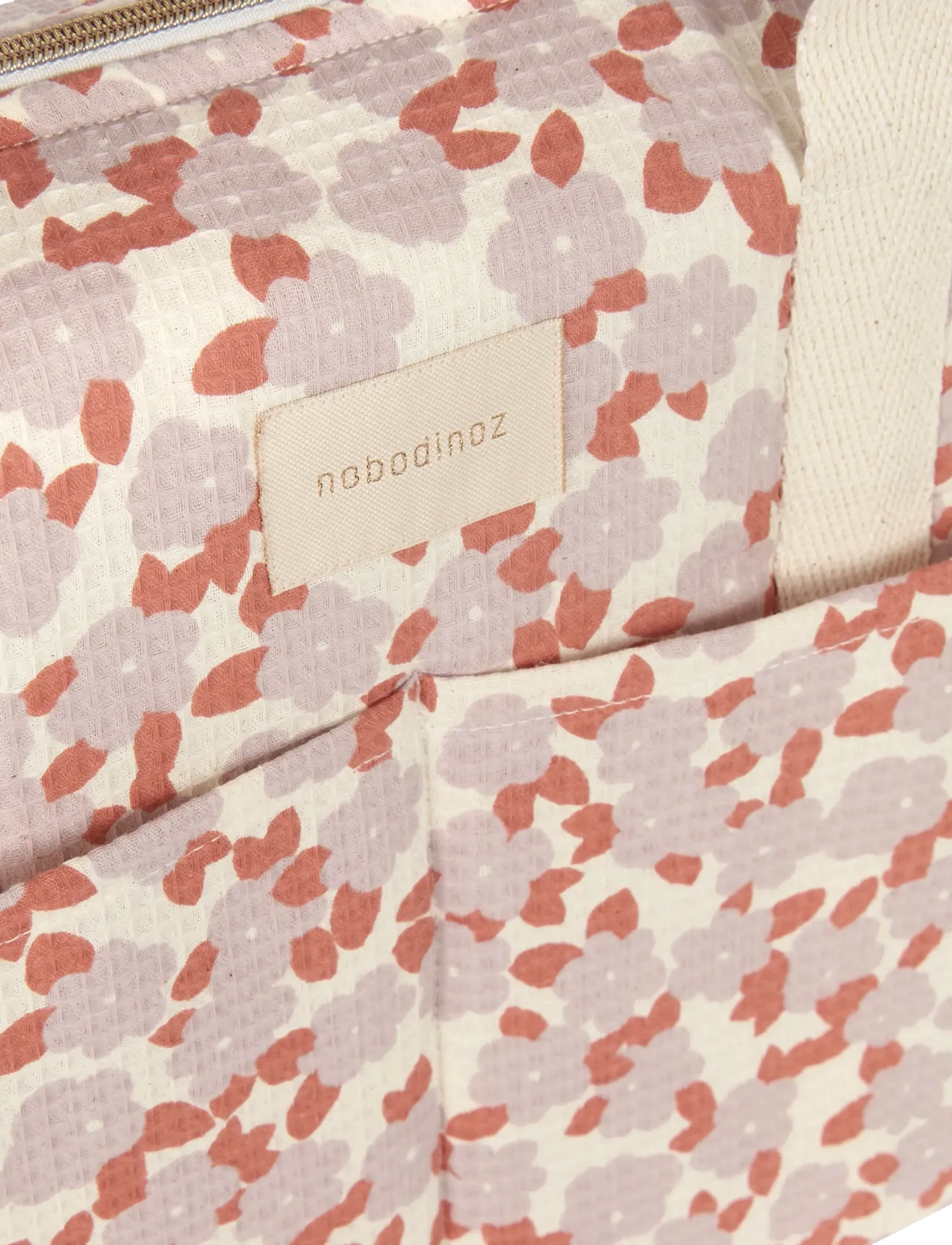 NOBODINOZ - Waterproof changing bag Gala Opera - pusletasker - mauve sakura - 3