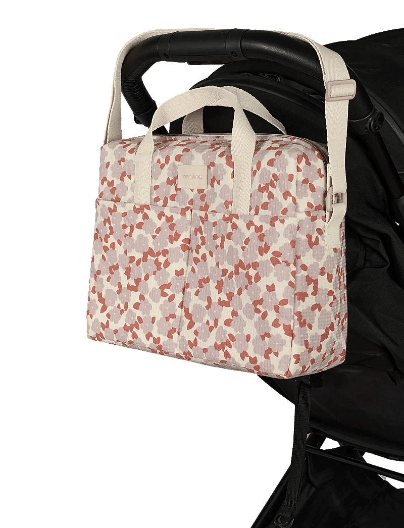 NOBODINOZ - Waterproof changing bag Gala Opera - mähkmekotid - mauve sakura - 4
