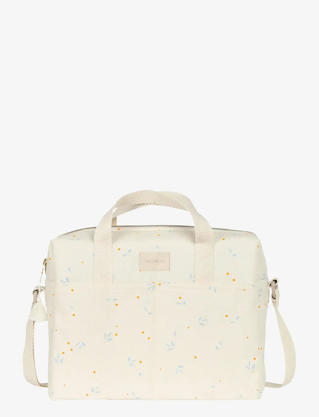 NOBODINOZ - GALA WATERPROOF CHANGING BAG 35X27X14 - skötväskor - orange cherries - 1