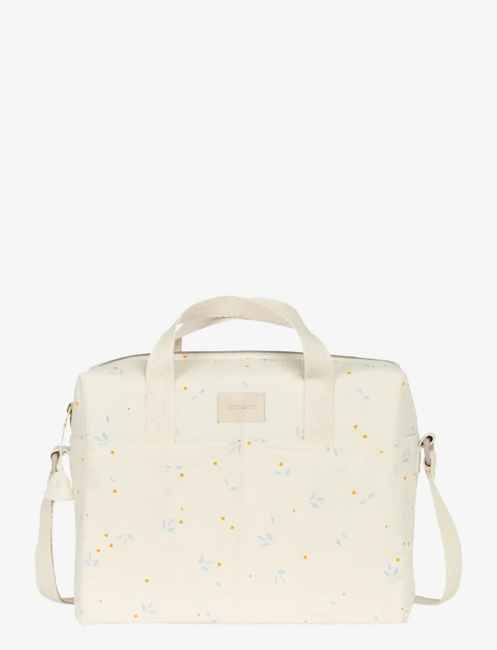 NOBODINOZ - GALA WATERPROOF CHANGING BAG 35X27X14 - pusletasker - orange cherries - 1