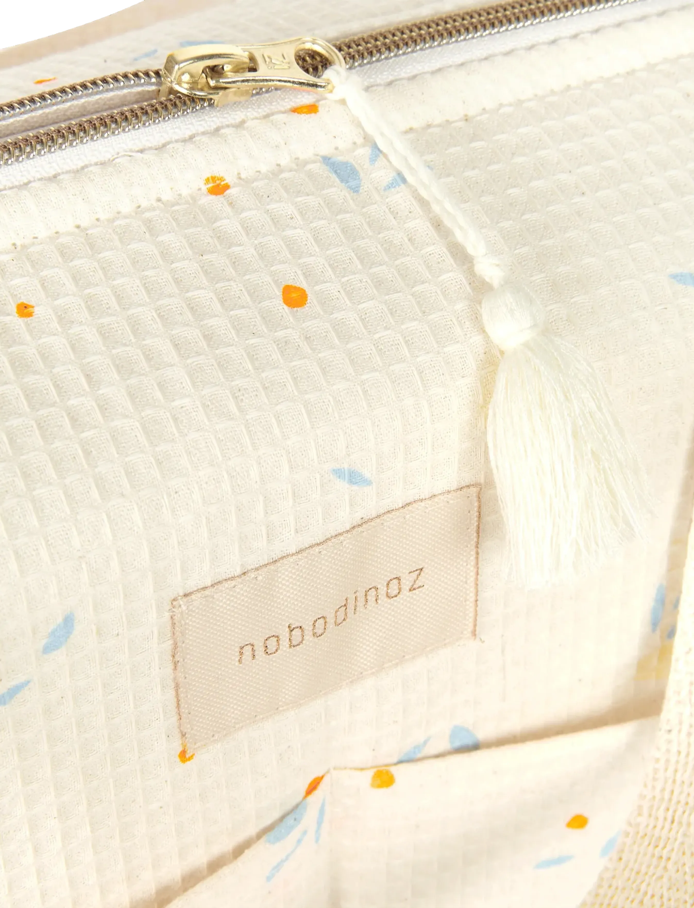 NOBODINOZ - Waterproof changing bag Gala Opera - wickeltaschen - orange cherries - 4