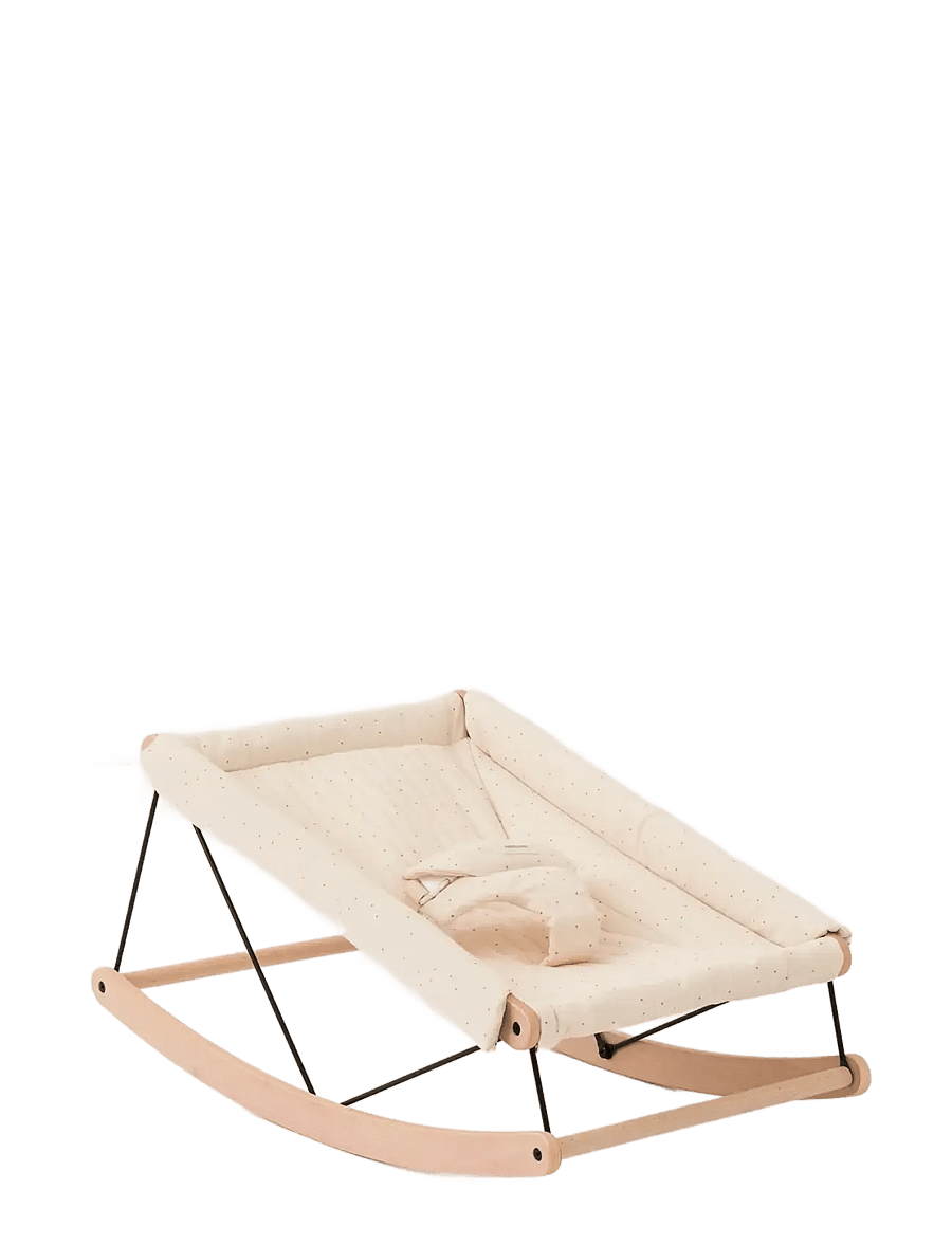NOBODINOZ - KIT GROWING GREEN BOUNCER - babywippen - honey sweet dots - 1
