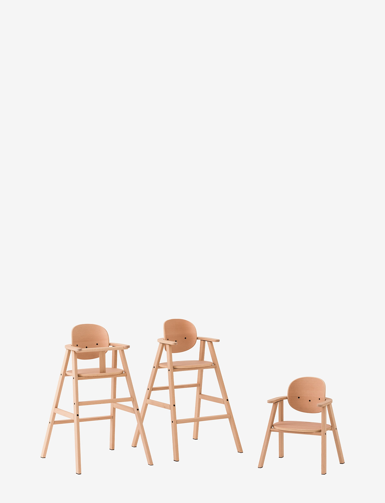 NOBODINOZ - KIT GROWING GREEN EVOLUTIVE CHAIR - babystühle & accessoires - beech wood - 0