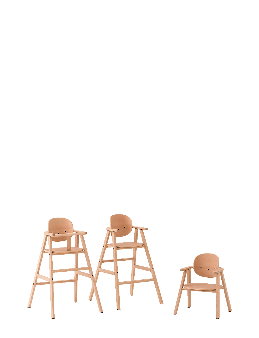 NOBODINOZ - KIT GROWING GREEN EVOLUTIVE CHAIR - chaises et accessoires pour bébés - beech wood - 0