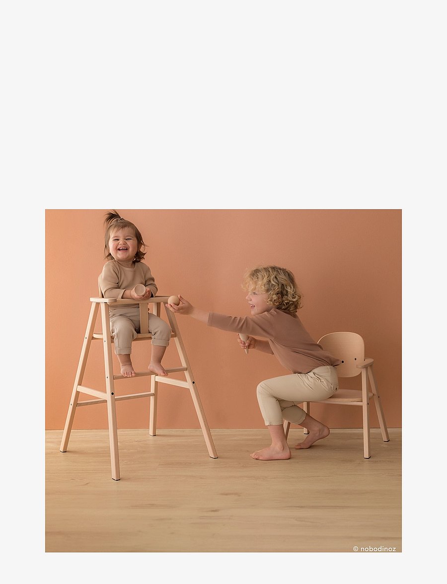 NOBODINOZ - KIT GROWING GREEN EVOLUTIVE CHAIR - chaises et accessoires pour bébés - beech wood - 2