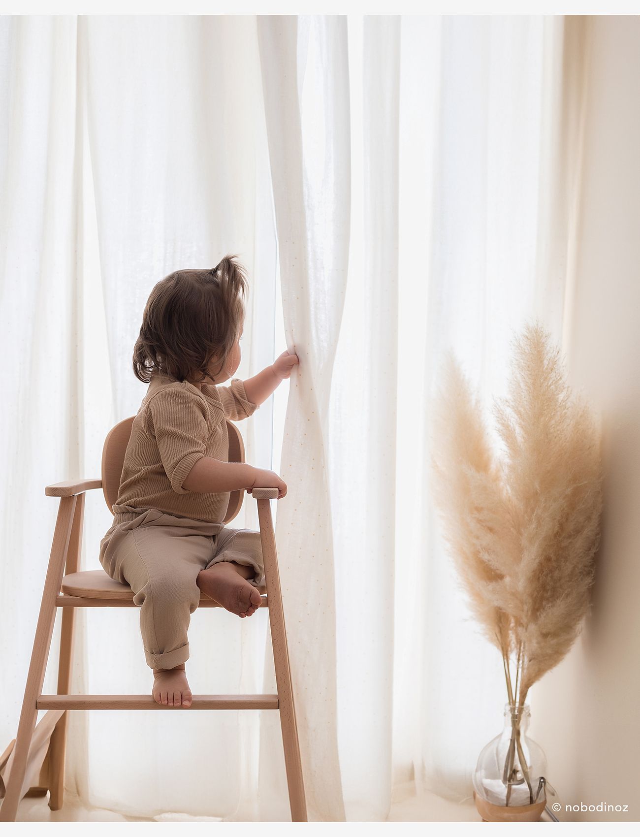 NOBODINOZ - KIT GROWING GREEN EVOLUTIVE CHAIR - babystühle & accessoires - beech wood - 3