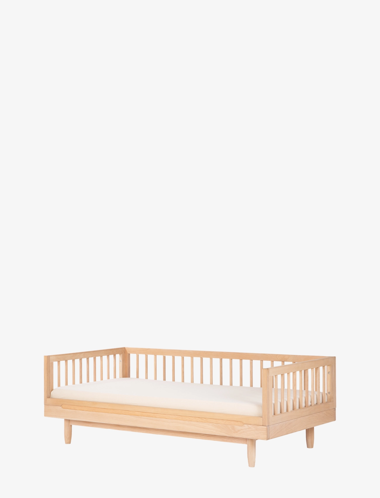 NOBODINOZ KIT JUNIOR BED PURE (BASE AND EVOLUTIVE JUNIOR EXT) 70X140 - Kids home - OAK WOOD / beige