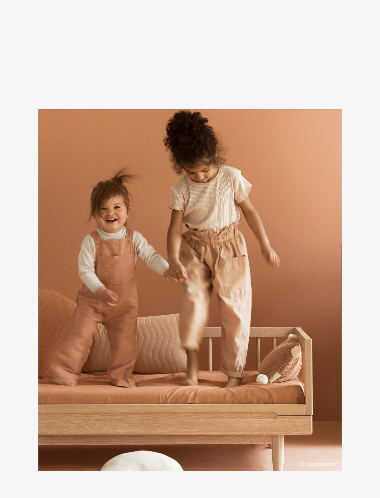 NOBODINOZ - KIT JUNIOR BED PURE (BASE AND EVOLUTIVE JUNIOR EXT) 70X140 - barnsängar & tillbehör - oak wood - 2
