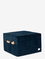 NOBODINOZ - SLEEPOVER VELVET MATTRESS 57x57x36 - furniture - night blue - 1