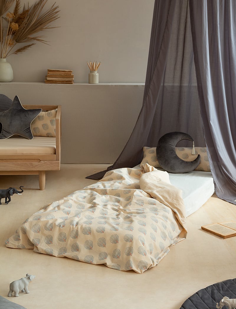 NOBODINOZ - SLEEPOVER VELVET MATTRESS 57x57x36 - poufs - slate grey - 0