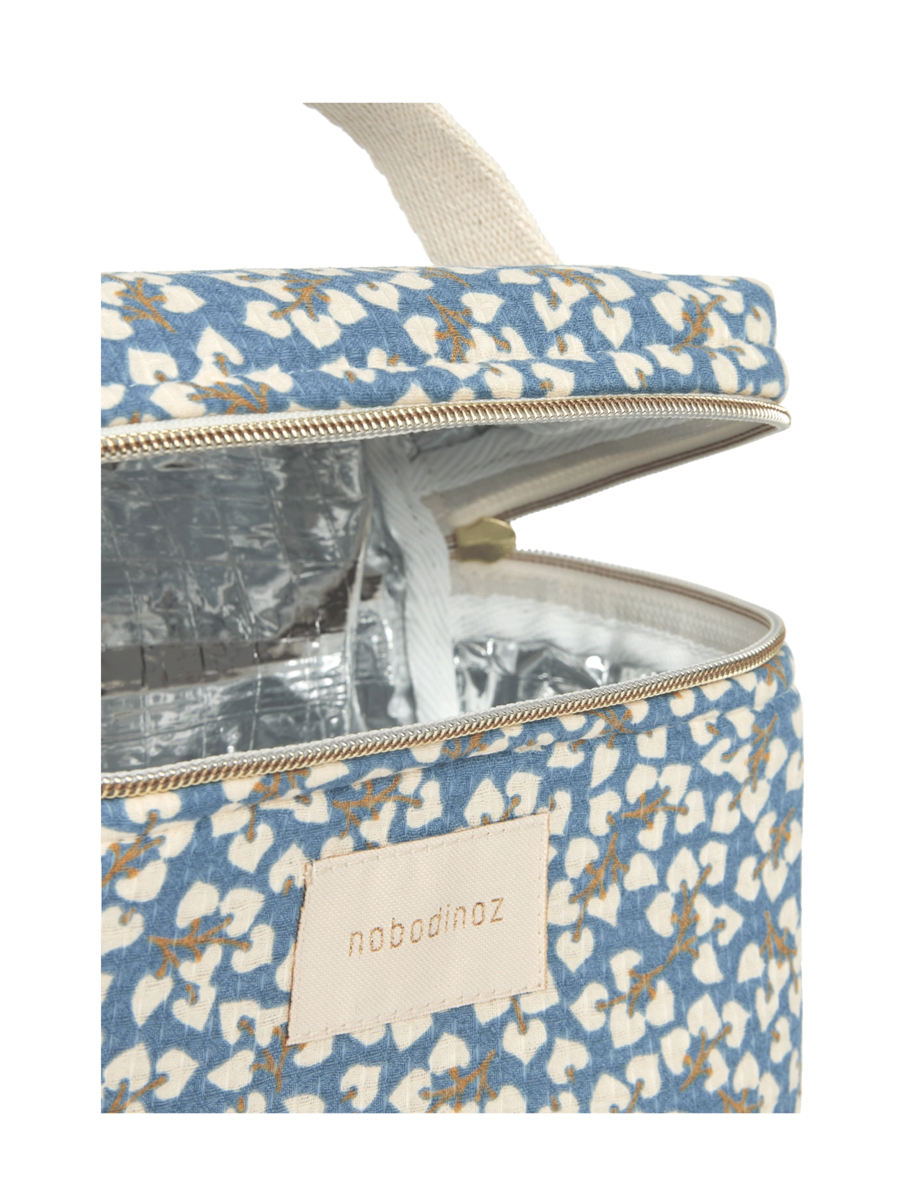 NOBODINOZ - CONCERTO INSULATED BABY BOTTLE&LUNCH BAG 18X23X10 - boîtes à lunch - blue yumiko - 4