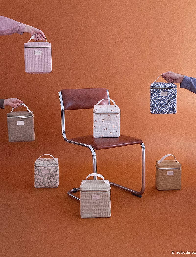 NOBODINOZ - CONCERTO INSULATED BABY BOTTLE&LUNCH BAG 18X23X10 - lunch boxes - green sakura - 0