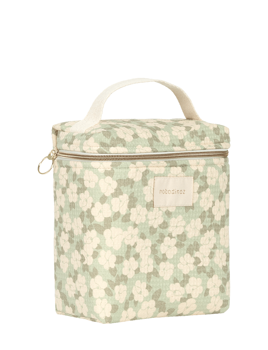 NOBODINOZ - CONCERTO INSULATED BABY BOTTLE&LUNCH BAG 18X23X10 - brotdosen - green sakura - 2