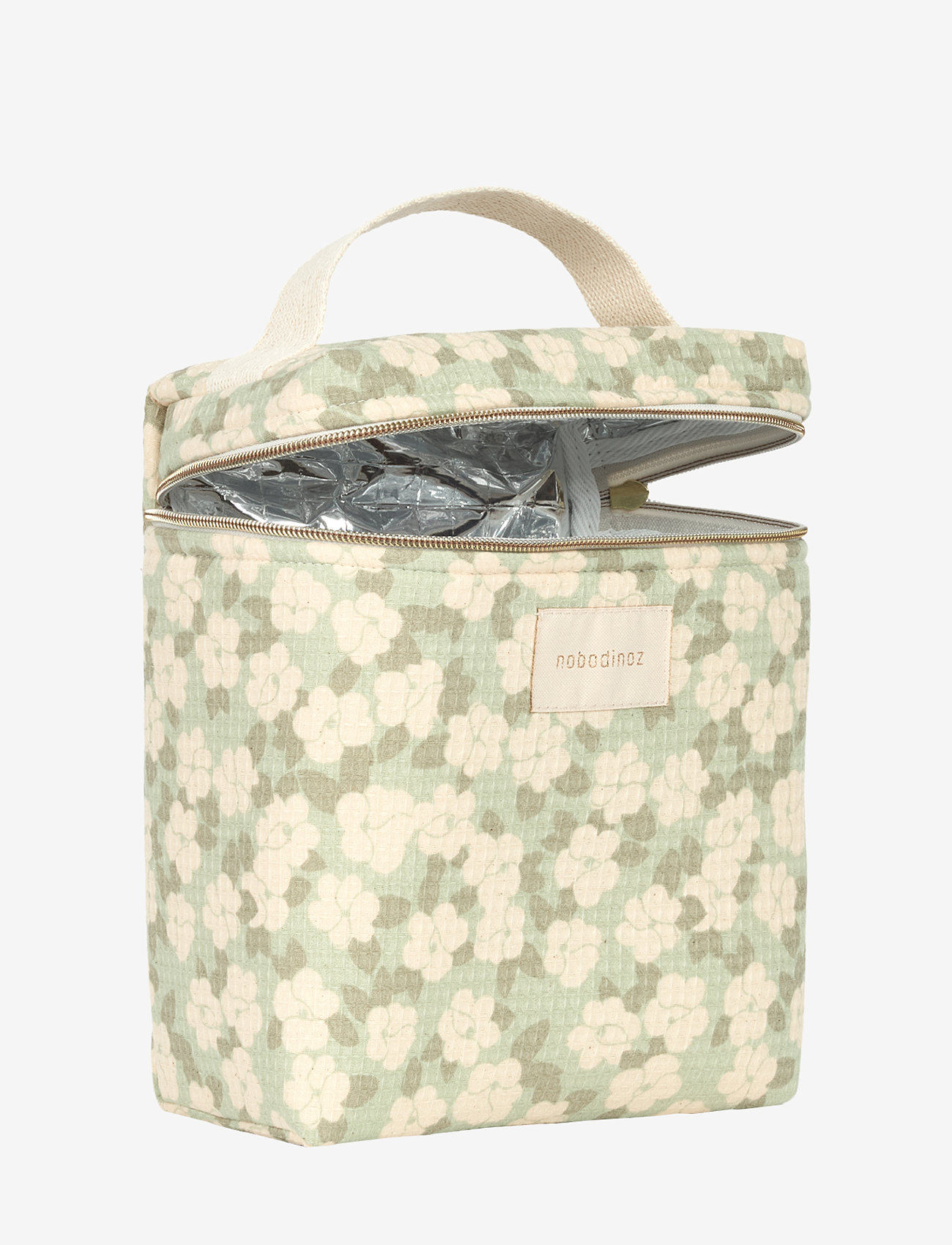 NOBODINOZ - CONCERTO INSULATED BABY BOTTLE&LUNCH BAG 18X23X10 - lunch boxes - green sakura - 3