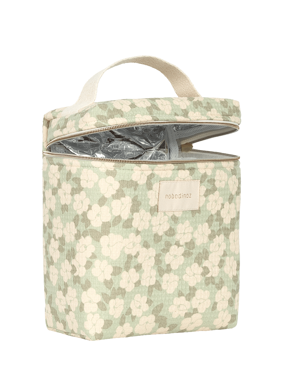 NOBODINOZ - CONCERTO INSULATED BABY BOTTLE&LUNCH BAG 18X23X10 - brotdosen - green sakura - 3
