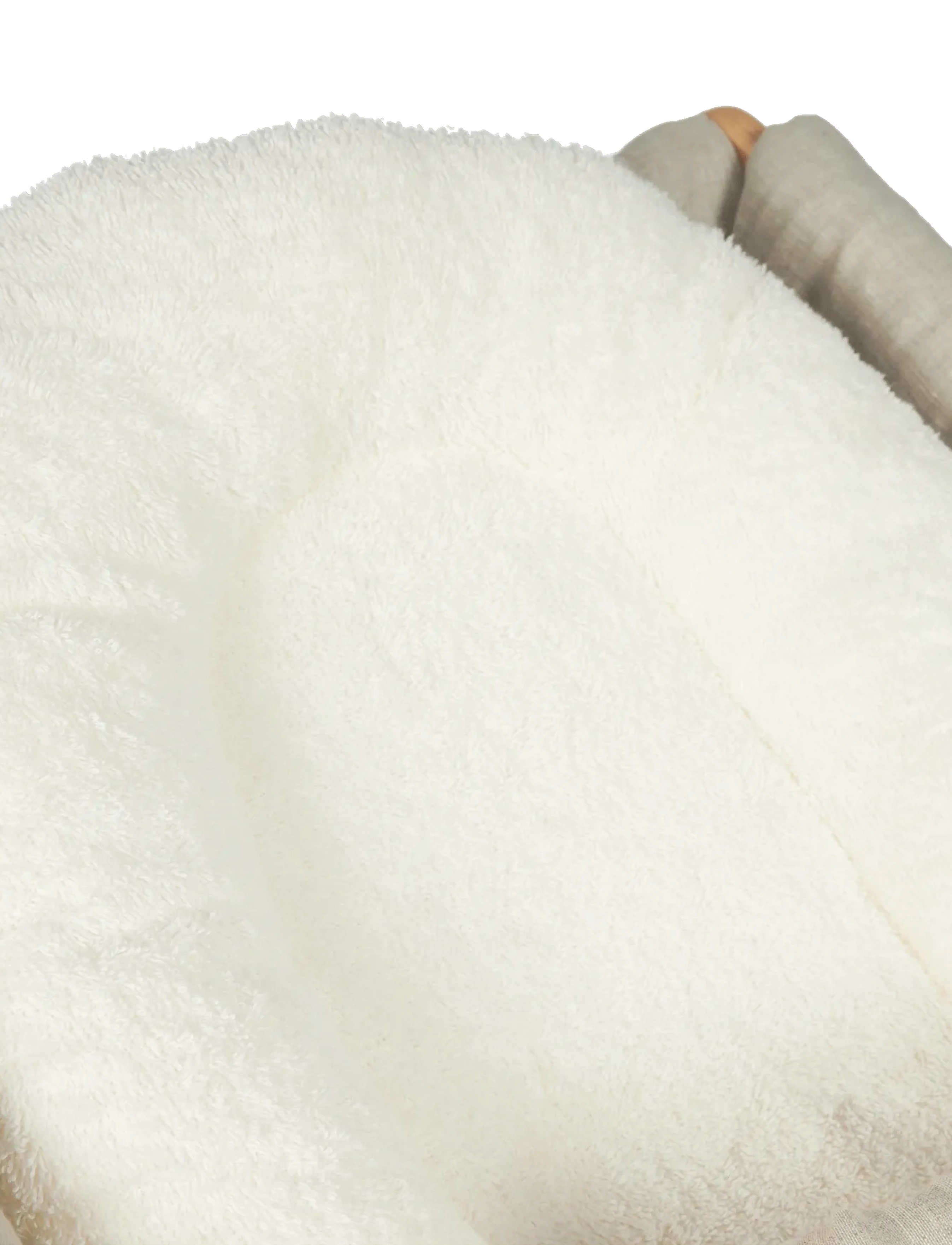 NOBODINOZ - GROWING GREEN NEW BORN TERRY COTTON BOUNCER CUSHION 37X70X6 - transats - natural - 3