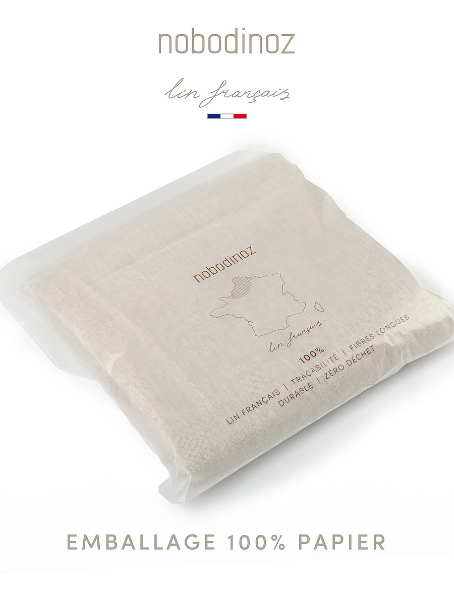 NOBODINOZ - LIN FRANÇAIS DRAGONFLY RATTLE 22X16 - rasseln - greige - 1