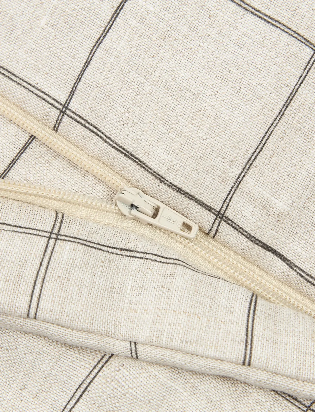 NOBODINOZ - Mid-season baby sleeping bag L1N0 in French linen 0-6 months - baby-schlafsäcke - charcoal grid - 3