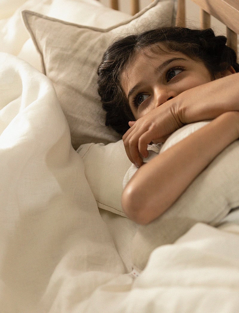 NOBODINOZ - LIN FRANÇAIS STAR CUSHION 38X38 - dekorative kissen - greige - 0