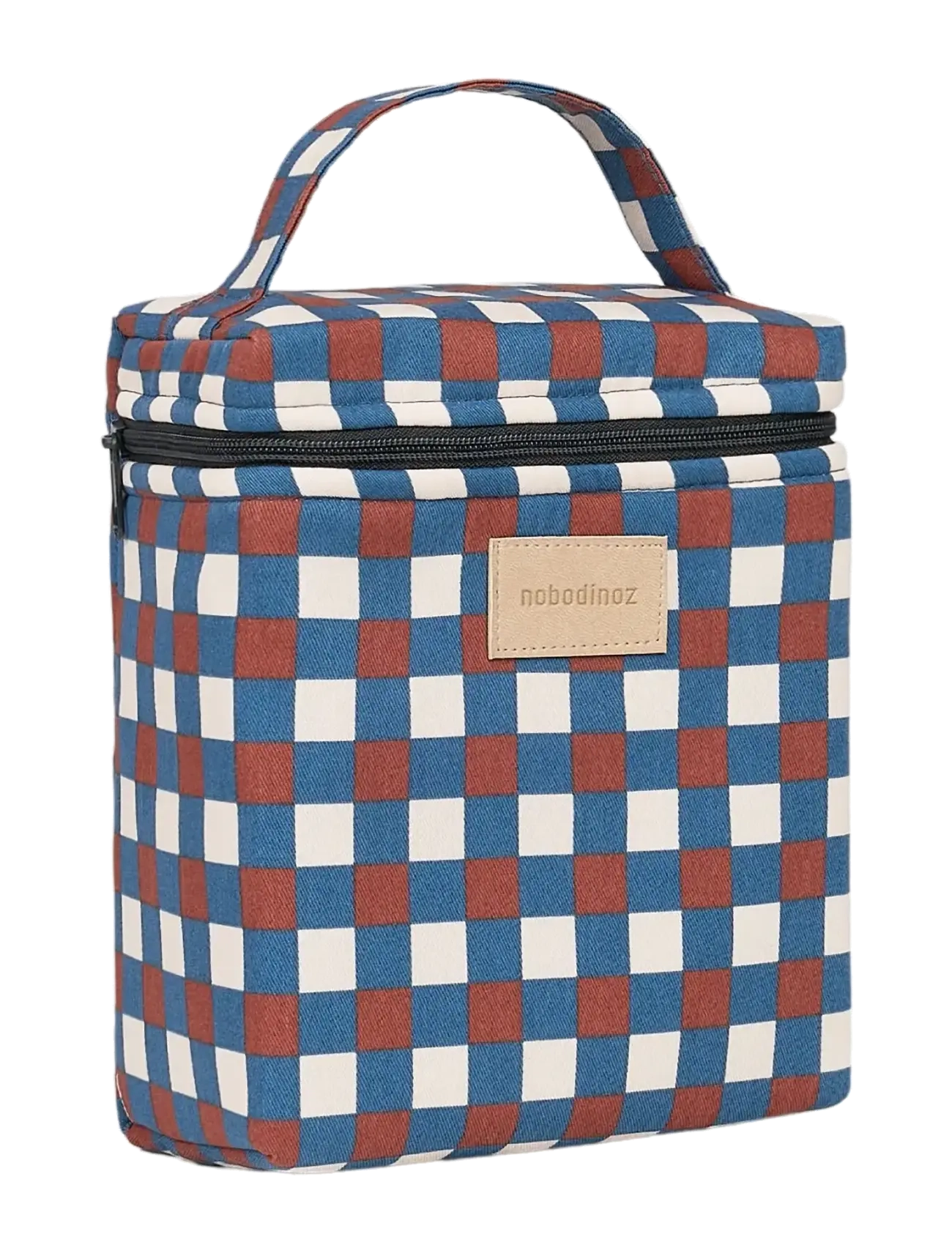 NOBODINOZ Insulated Baby Bottle And Lunch Bag Hyde Park, One Size, Blue, Babyflasker Og Tilbehør > Tilbehør, Børn