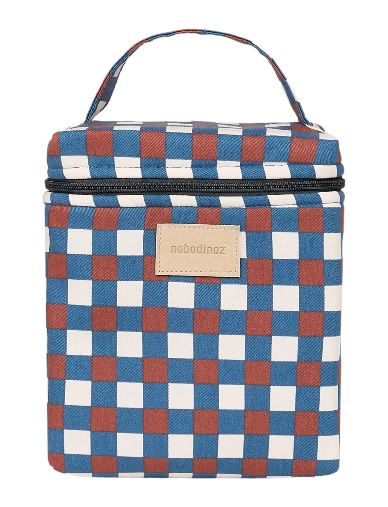 NOBODINOZ - Insulated baby bottle and lunch bag Hyde Park - accessoires - blue red mosaic - 1