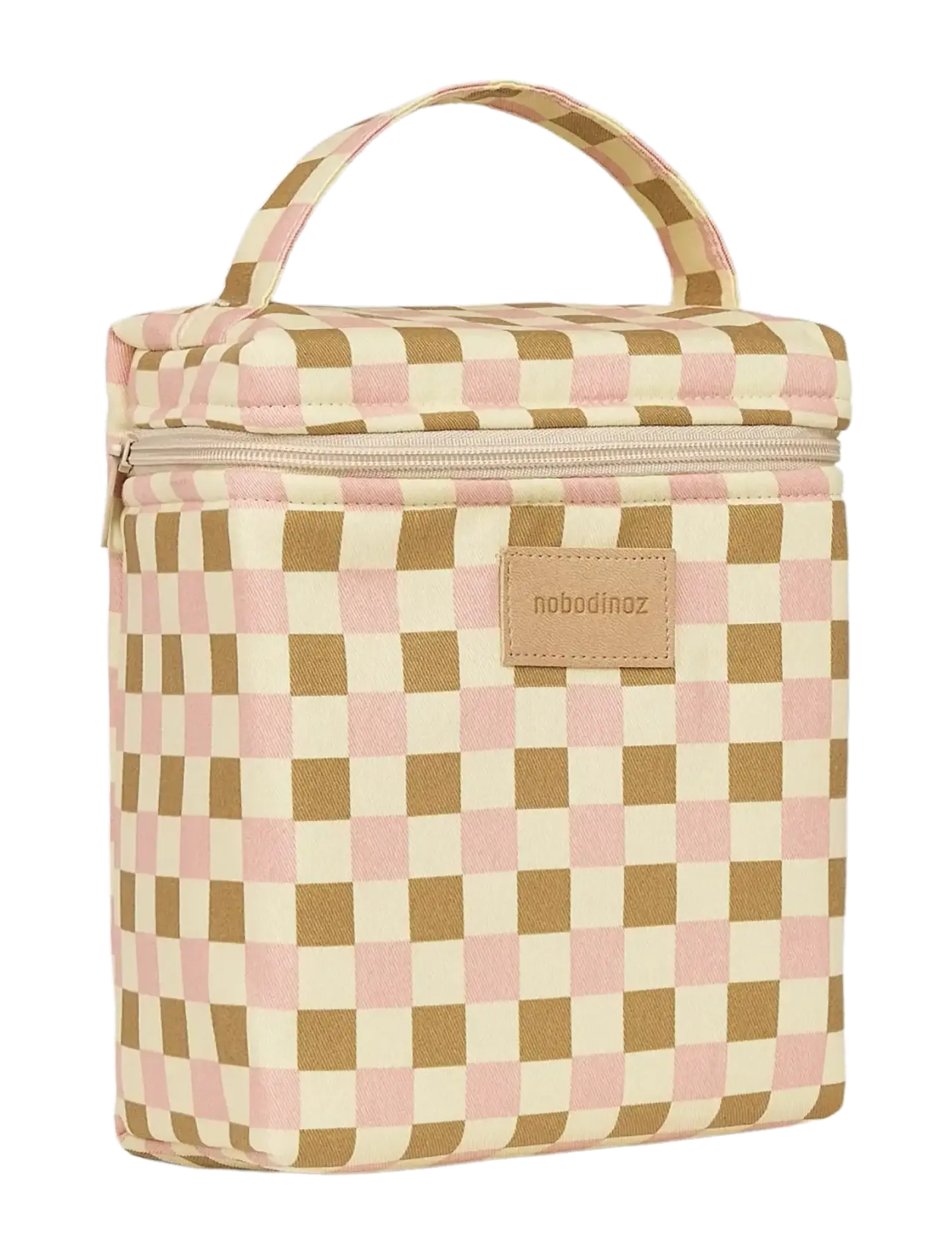 NOBODINOZ Insulated baby bottle and lunch bag Hyde Park - Nyheter - YELLOW PINK MOSAIC / yellow