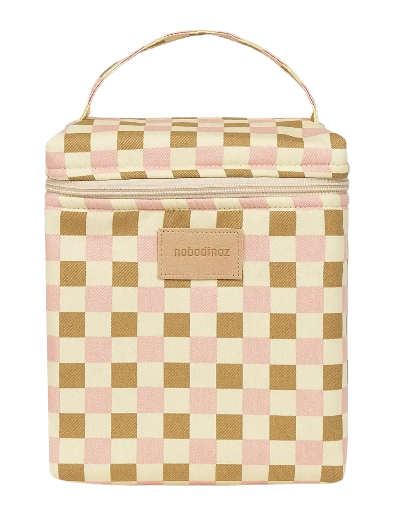 NOBODINOZ - Insulated baby bottle and lunch bag Hyde Park - accessoires - yellow pink mosaic - 1