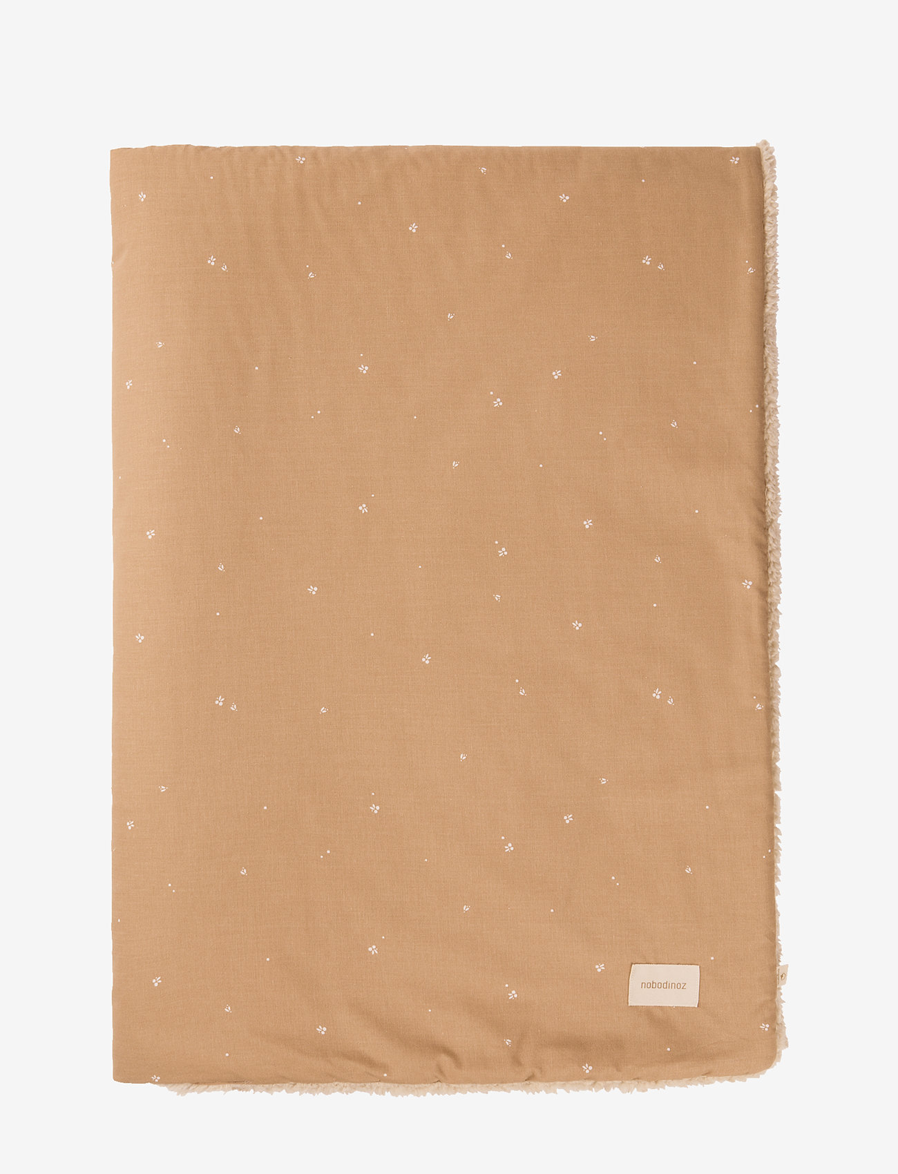 NOBODINOZ STORIES WINTER KID BLANKET 100X140 - Decken - BLUSH LITTLE CHERRIES / beige