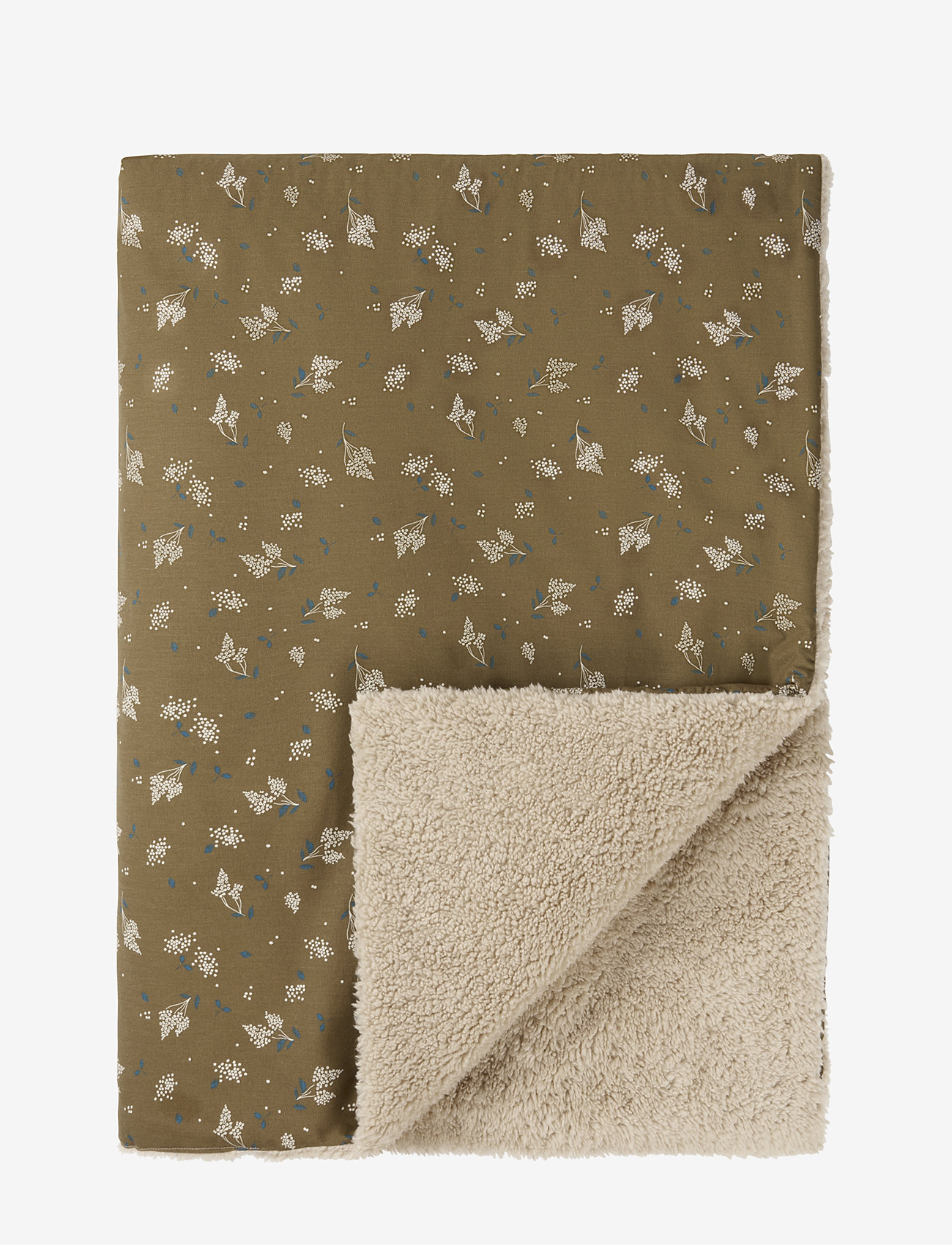 NOBODINOZ - STORIES WINTER KID BLANKET 100X140 - koce - brown lilac - 1