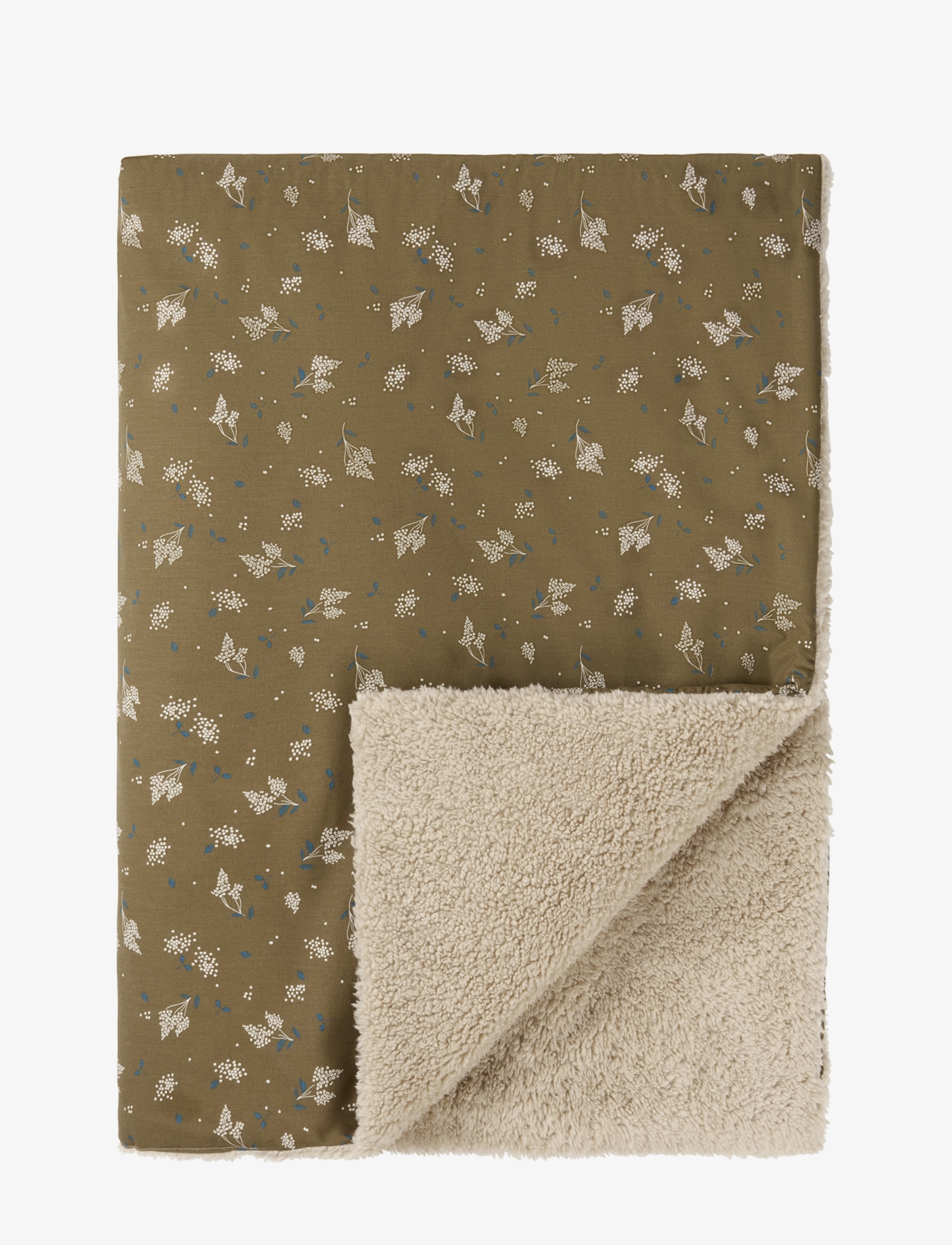 NOBODINOZ - STORIES WINTER KID BLANKET 100X140 - tæpper - brown lilac - 1