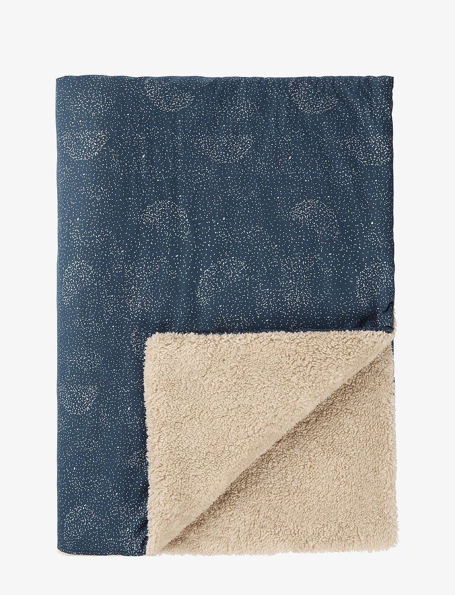 NOBODINOZ - STORIES WINTER KID BLANKET 100X140 - decken - gold bubble night blue - 1