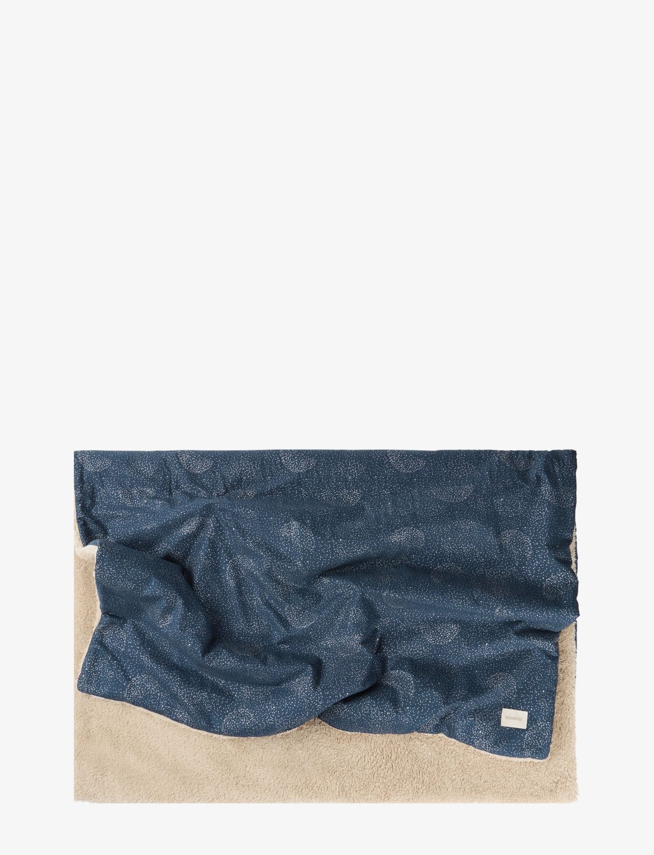 NOBODINOZ - STORIES WINTER KID BLANKET 100X140 - blankets - gold bubble night blue - 2