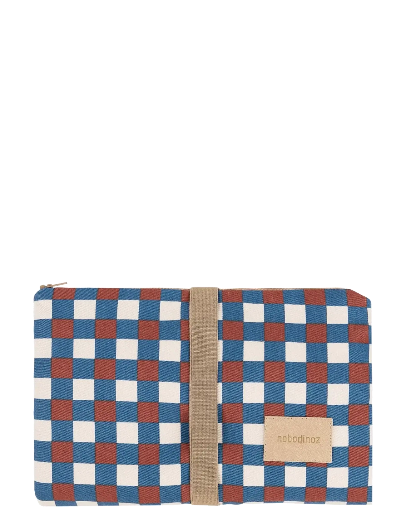 NOBODINOZ HYDE PARK WATERPROOF CHANGING PAD 50X70 - Baby products - BLUE RED MOSAIC / blue