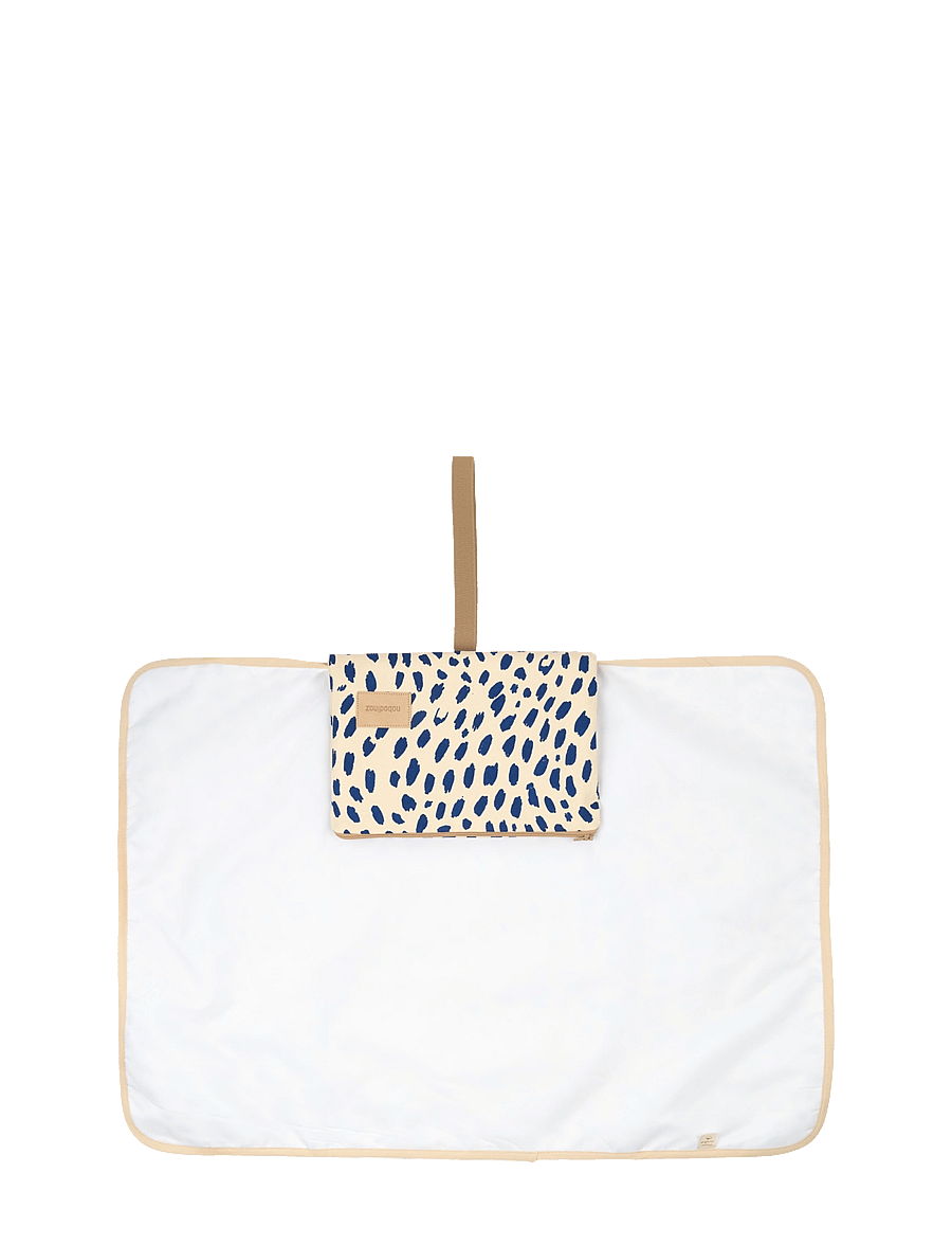 NOBODINOZ - HYDE PARK WATERPROOF CHANGING PAD 50X70 - wickelauflagen - leonie blue - 1