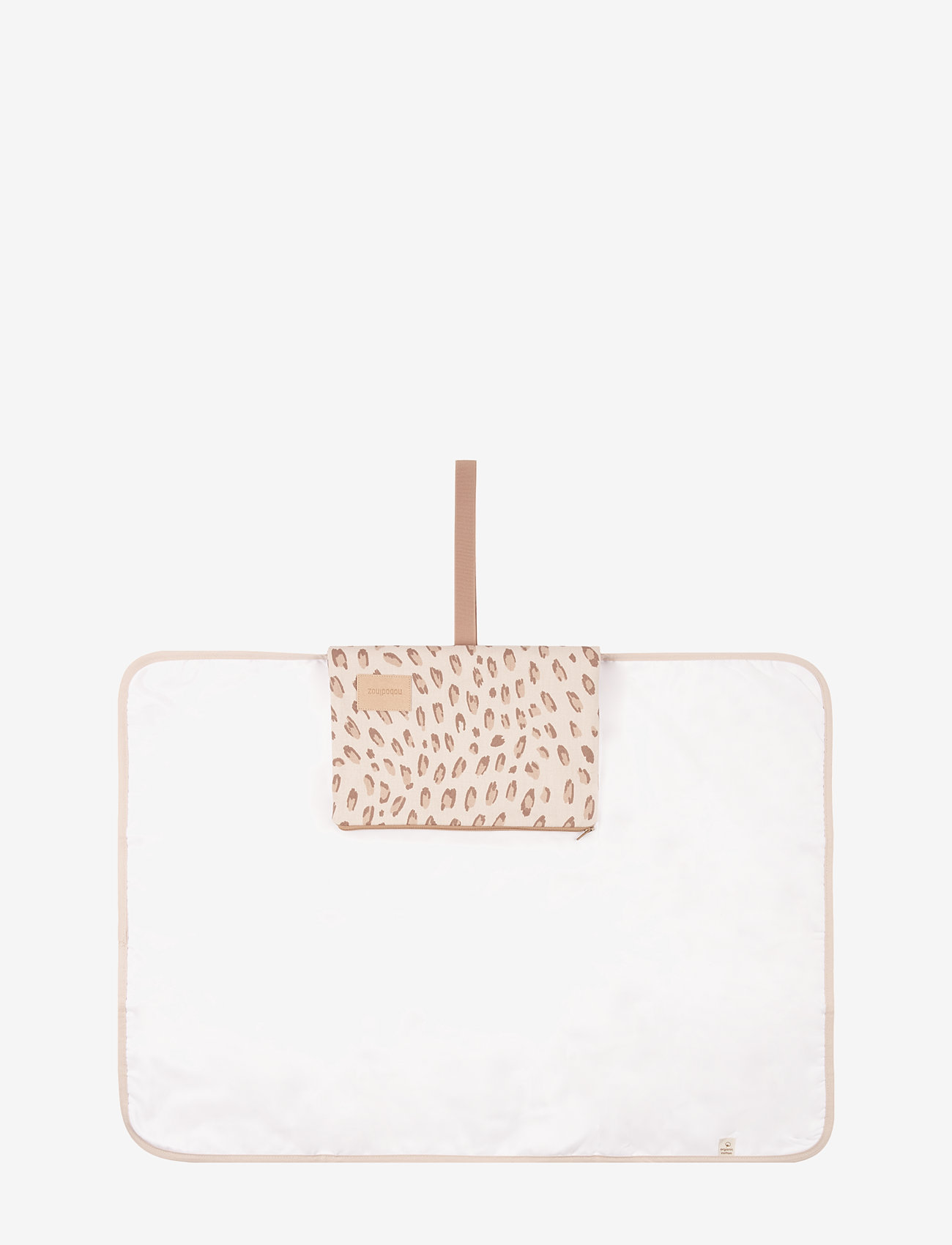 NOBODINOZ - HYDE PARK WATERPROOF CHANGING PAD 50X70 - wickelauflagen - leonie latte - 1