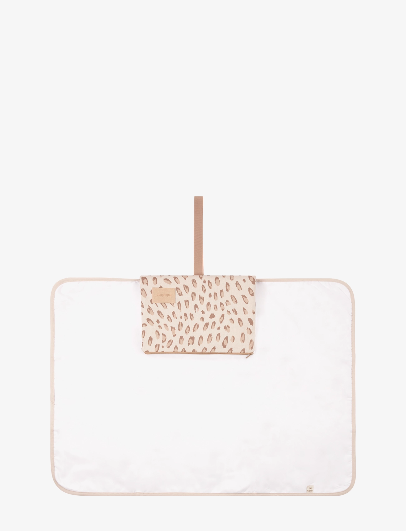 NOBODINOZ - HYDE PARK WATERPROOF CHANGING PAD 50X70 - puslehynder - leonie latte - 1