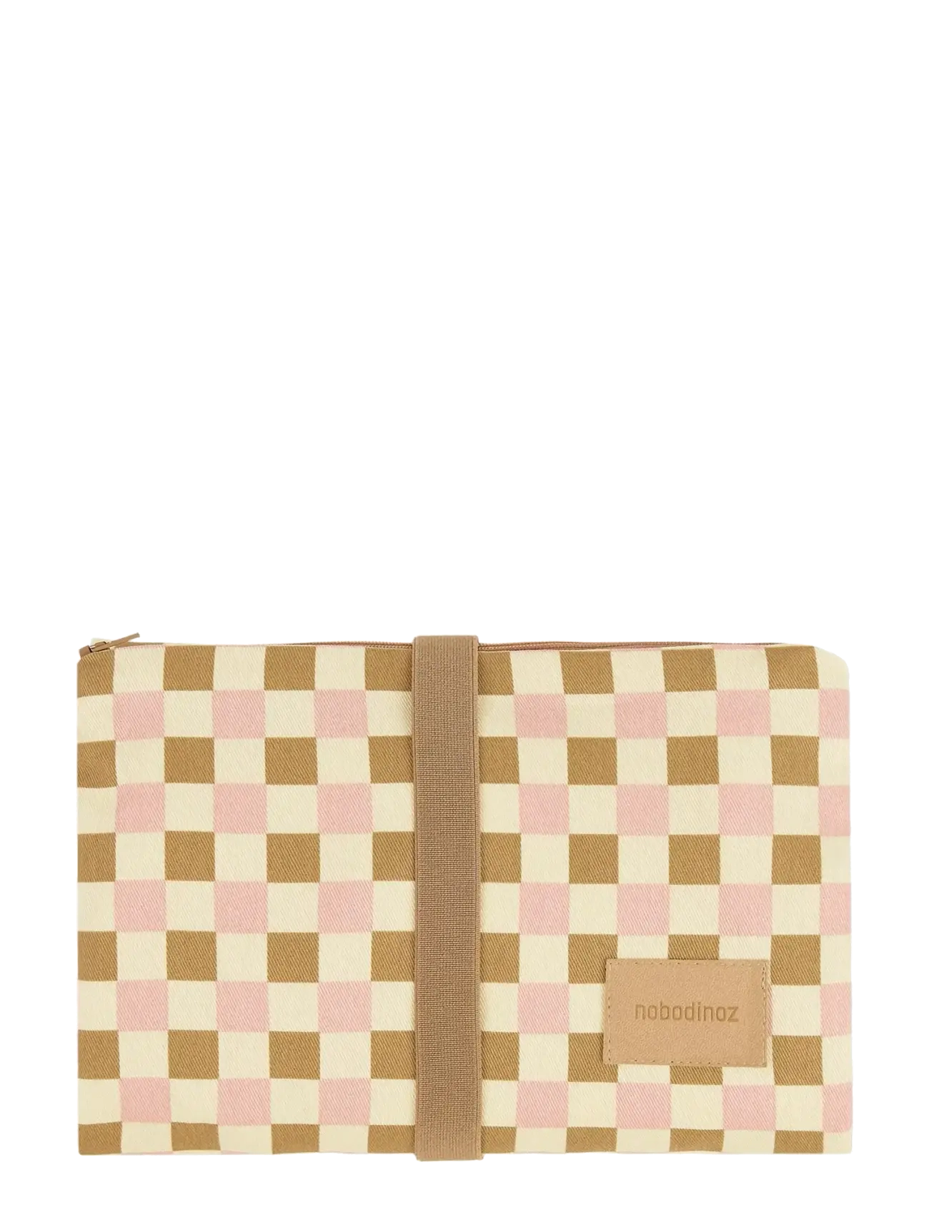 NOBODINOZ HYDE PARK WATERPROOF CHANGING PAD 50X70 - Babyprodukte - YELLOW PINK MOSAIC / beige