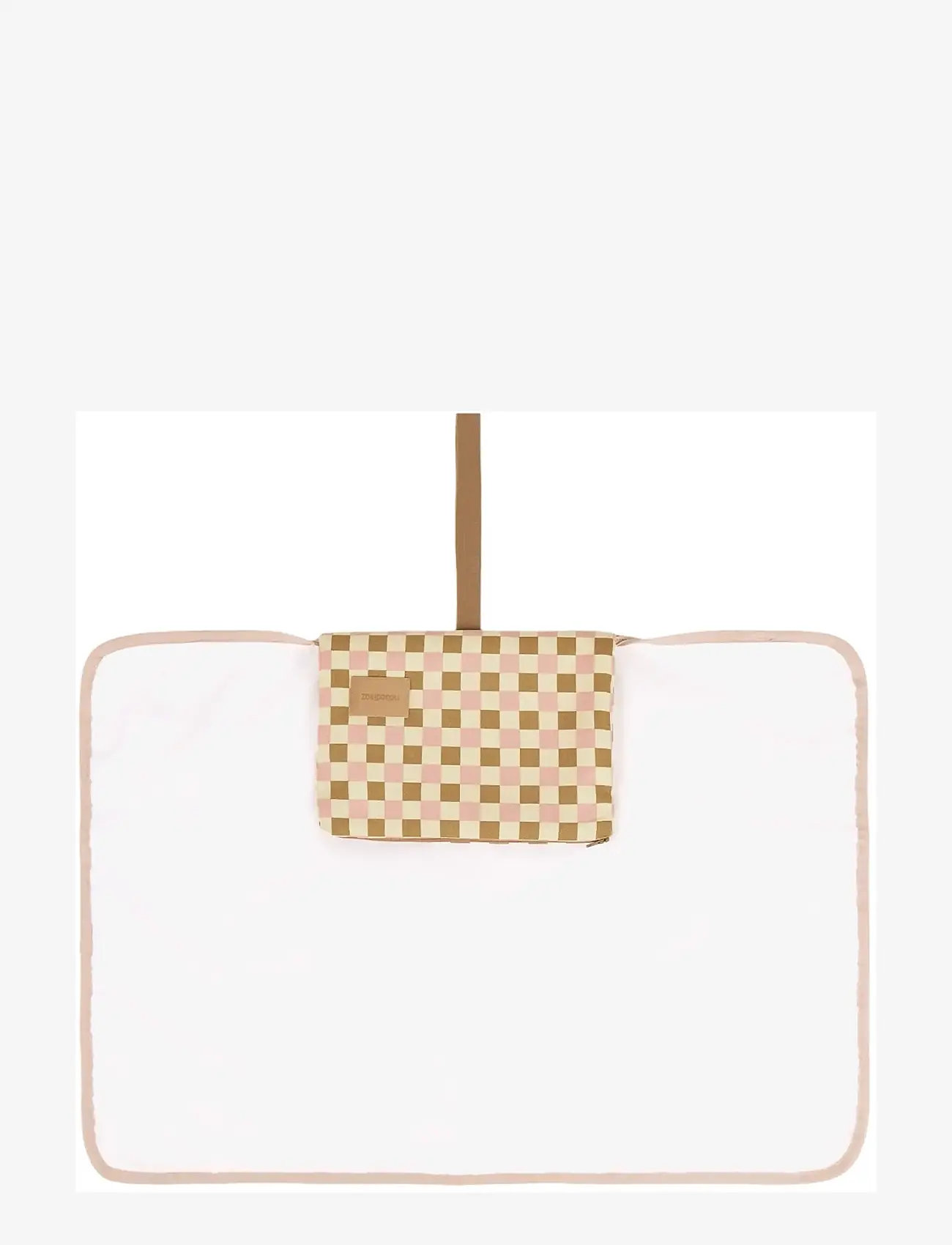 NOBODINOZ - HYDE PARK WATERPROOF CHANGING PAD 50X70 - mähkimispadjad - yellow pink mosaic - 1