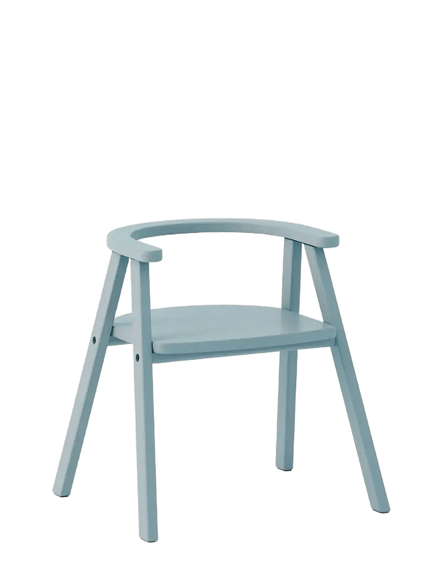 NOBODINOZ - GROWING GREEN KID CHAIR COLORED - stühle & hocker - baltic blue - 1