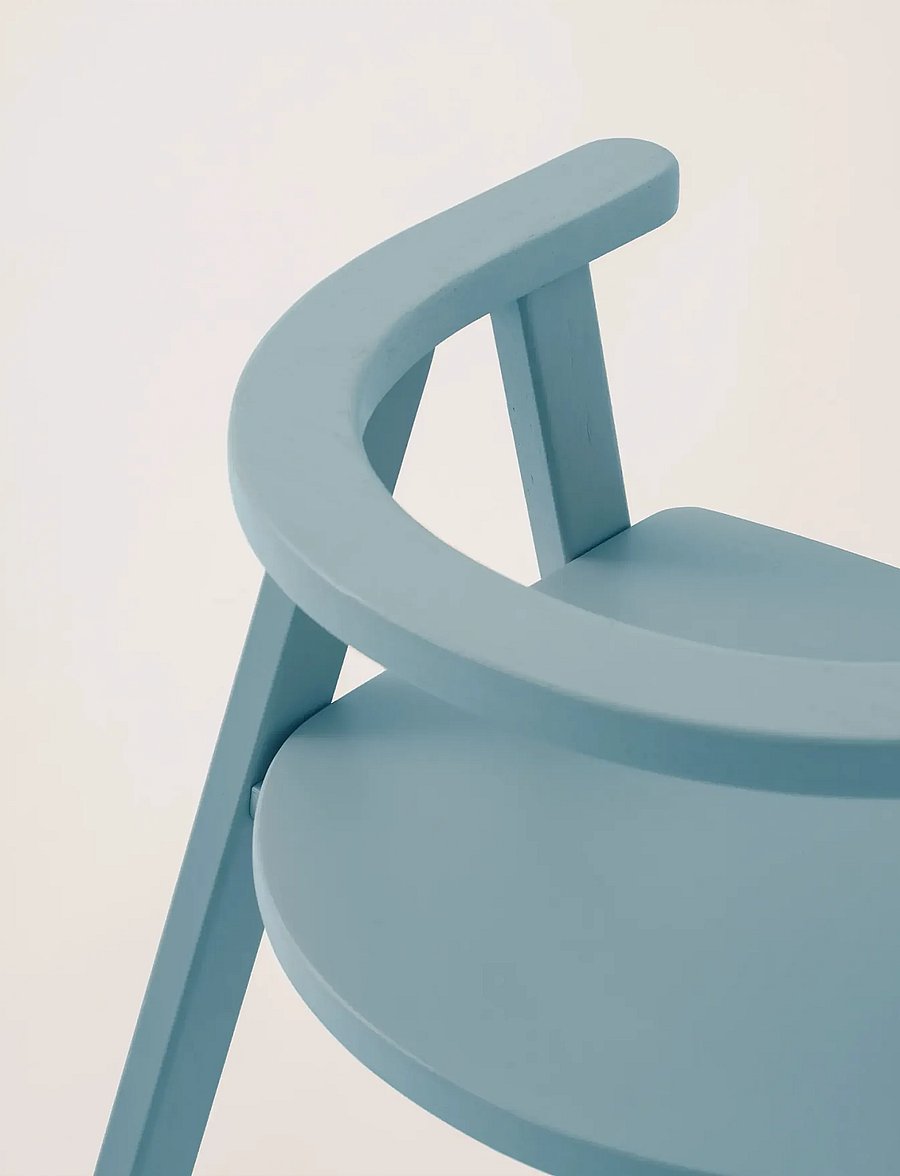 NOBODINOZ - GROWING GREEN KID CHAIR COLORED - stühle & hocker - baltic blue - 4