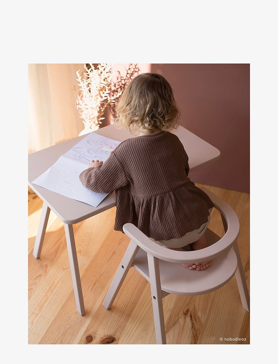 NOBODINOZ - GROWING GREEN KID CHAIR COLORED - stühle & hocker - blush - 2