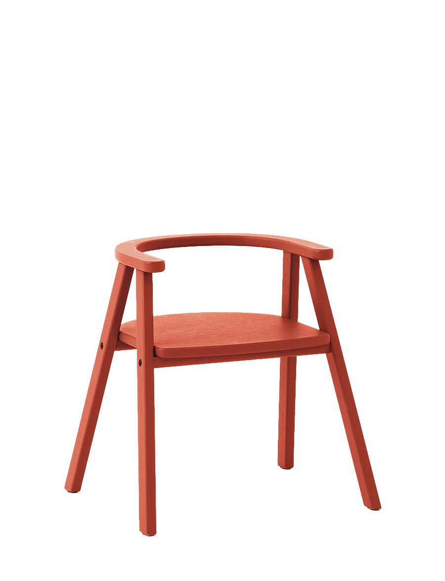 NOBODINOZ - GROWING GREEN KID CHAIR COLORED - stühle & hocker - red - 1