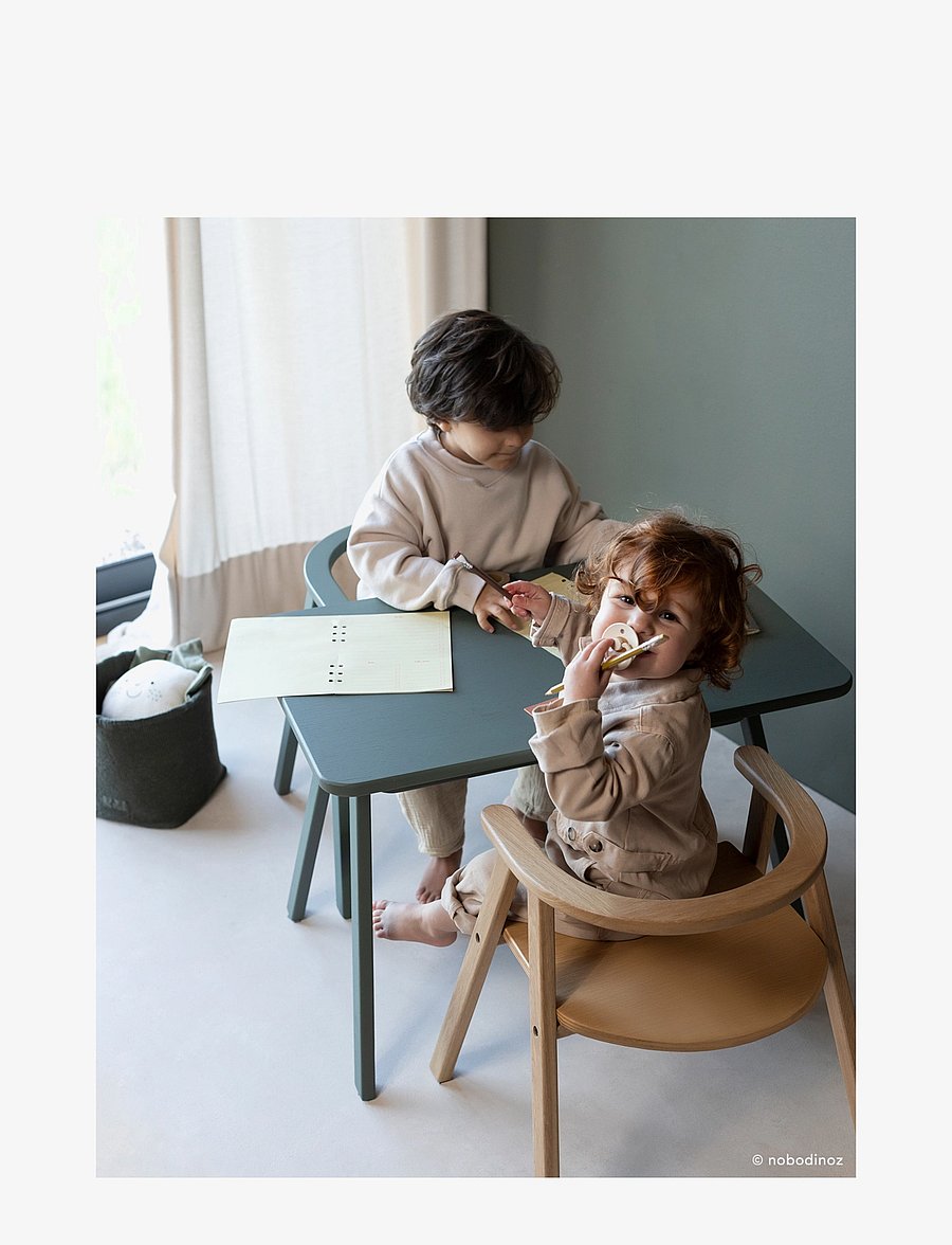 NOBODINOZ - GROWING GREEN KID CHAIR NATURAL OAK - stolar & pallar - oak wood - 3