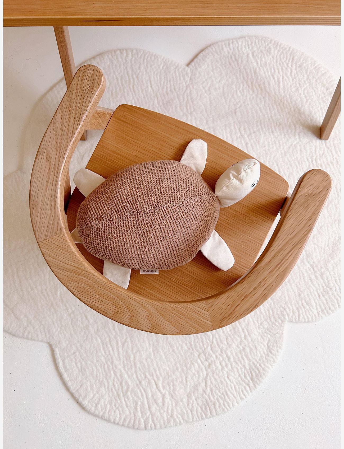 NOBODINOZ - GROWING GREEN KID CHAIR NATURAL OAK - chairs & stools - oak wood - 5