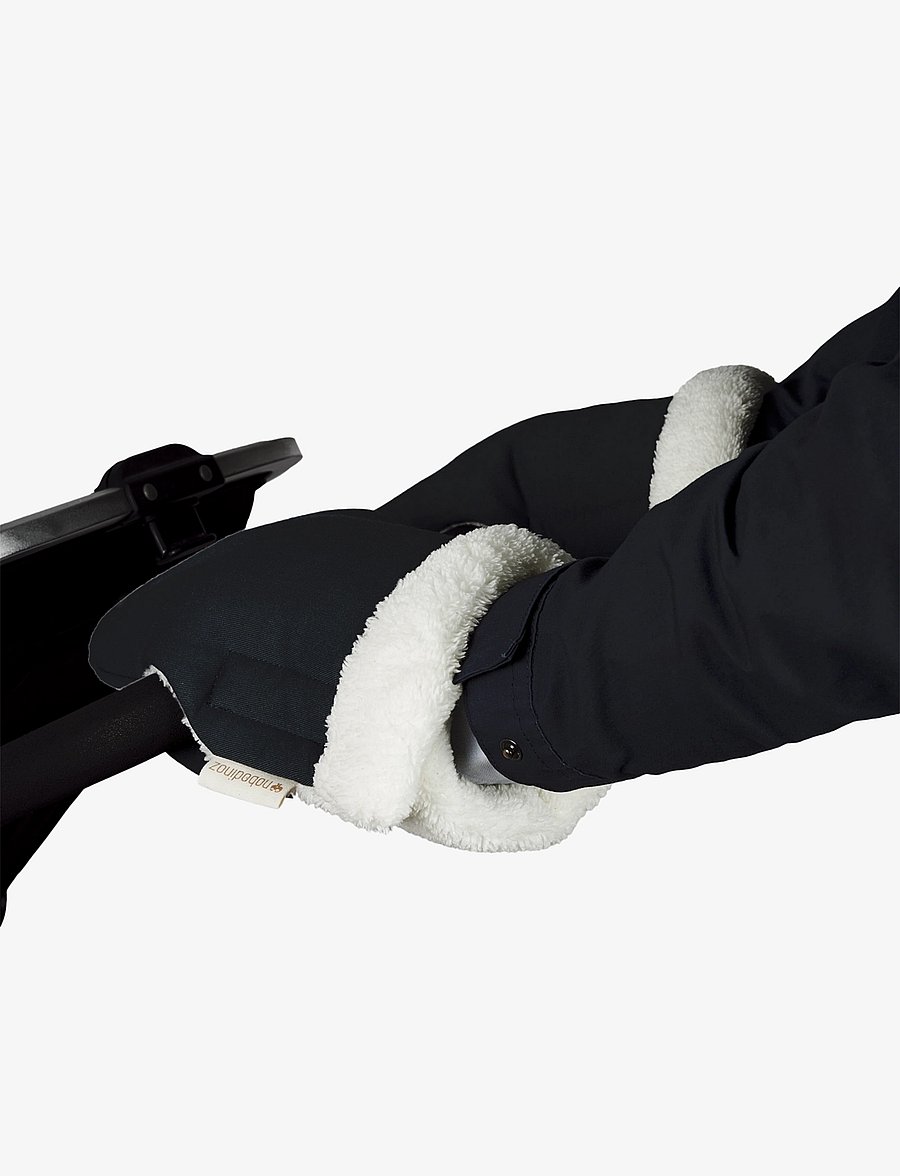 NOBODINOZ - HYDE PARK STROLLER MITTENS 18X30 - barnevognshandsker - black - 2