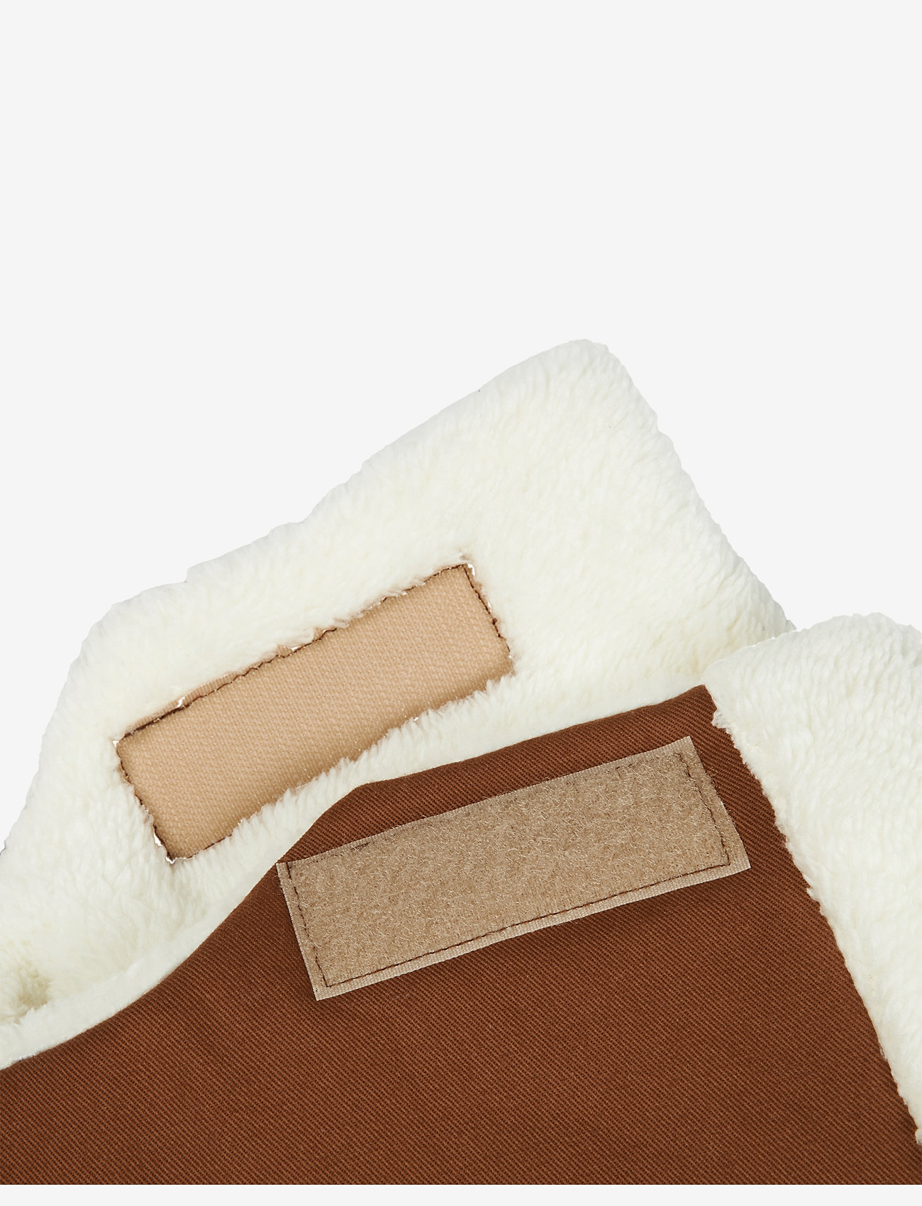 NOBODINOZ - HYDE PARK STROLLER MITTENS 18X30 - stroller gloves - brick brown - 2