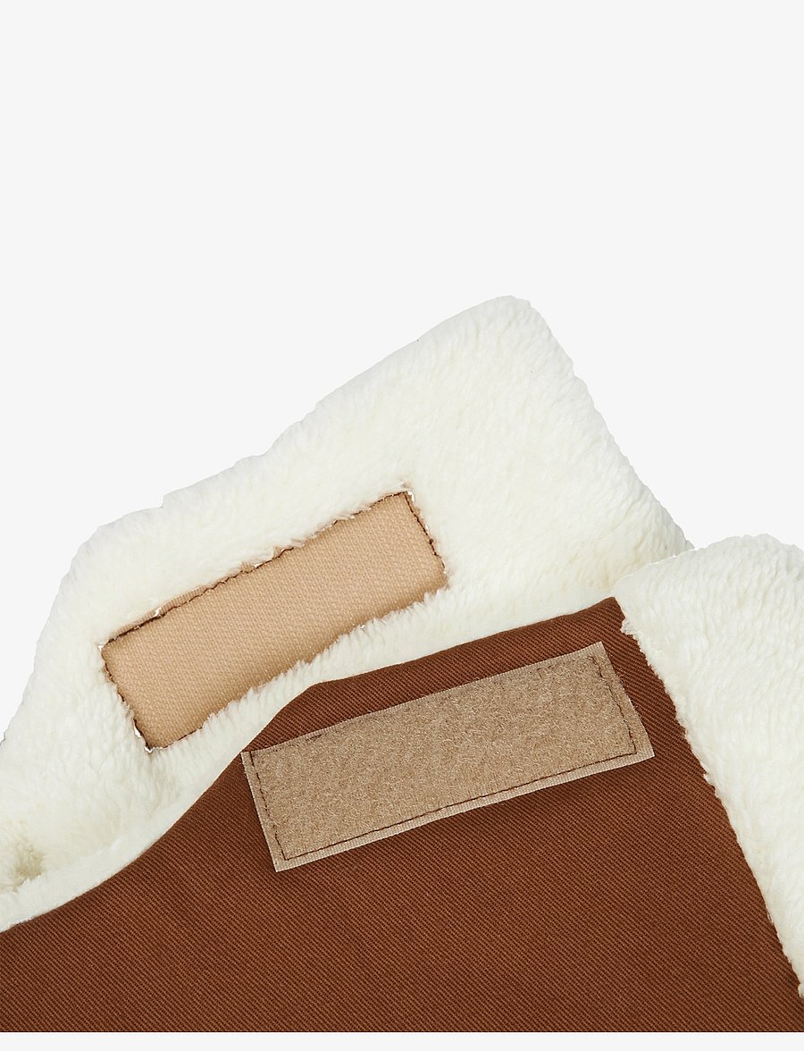 NOBODINOZ - HYDE PARK STROLLER MITTENS 18X30 - barnevognshandsker - brick brown - 2