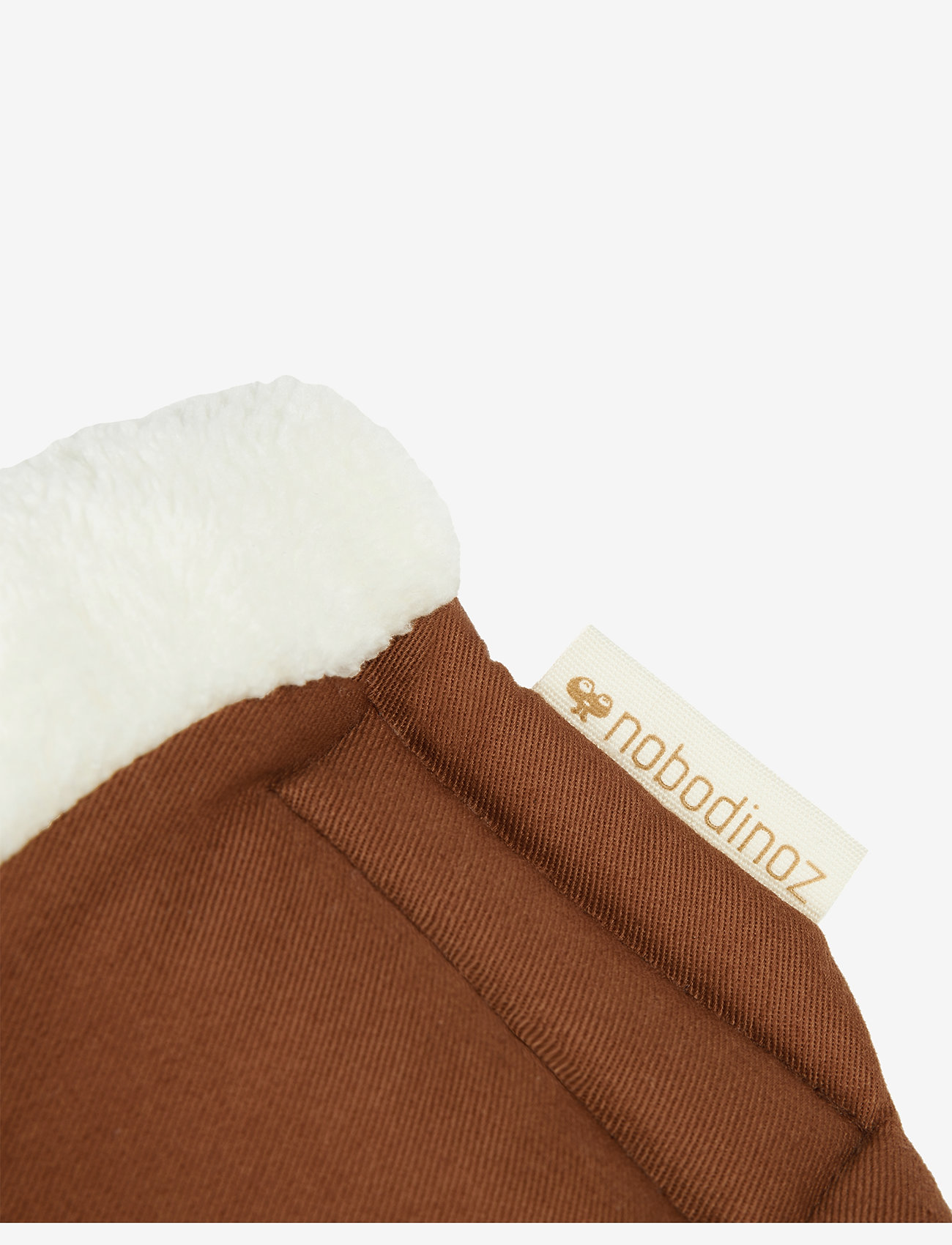 NOBODINOZ - HYDE PARK STROLLER MITTENS 18X30 - stroller gloves - brick brown - 3